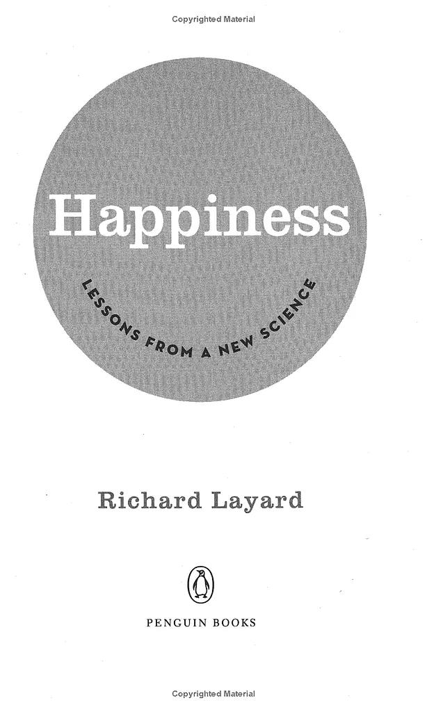 Happiness. Lessons from a New Science - фото 2