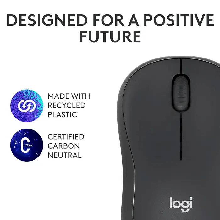 Миша Logitech M240 Silent Graphite - фото 7