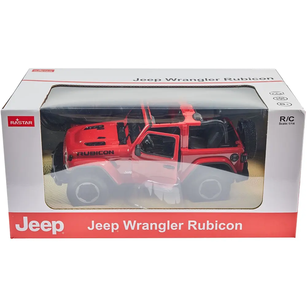 Машинка Rastar JEEP Wrangler Rubicon 1:14 Красный - фото 10
