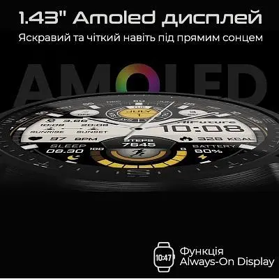 Смарт-годинник HiFuture mix 3 black (mix3.black) - фото 2