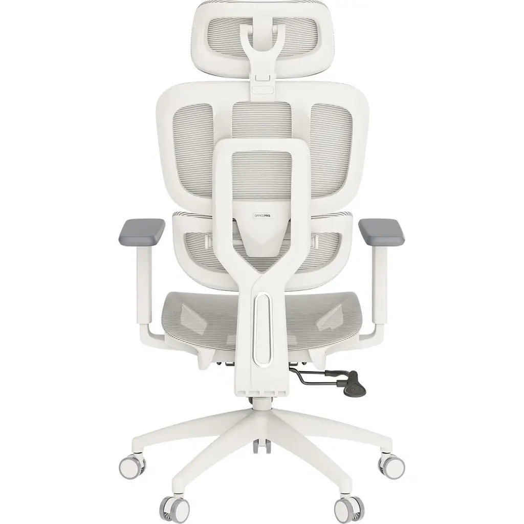 Офісне крісло OfficePro Skyline OC680-W-LG-LG White/Light Gray [175039] - фото 7