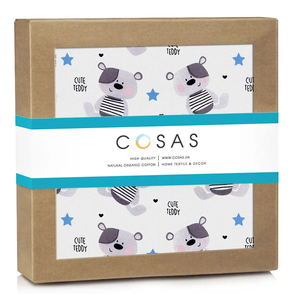 Фланелеві пелюшки 80х100 TEDDY BEAR CS1 COSAS (4822052227145)