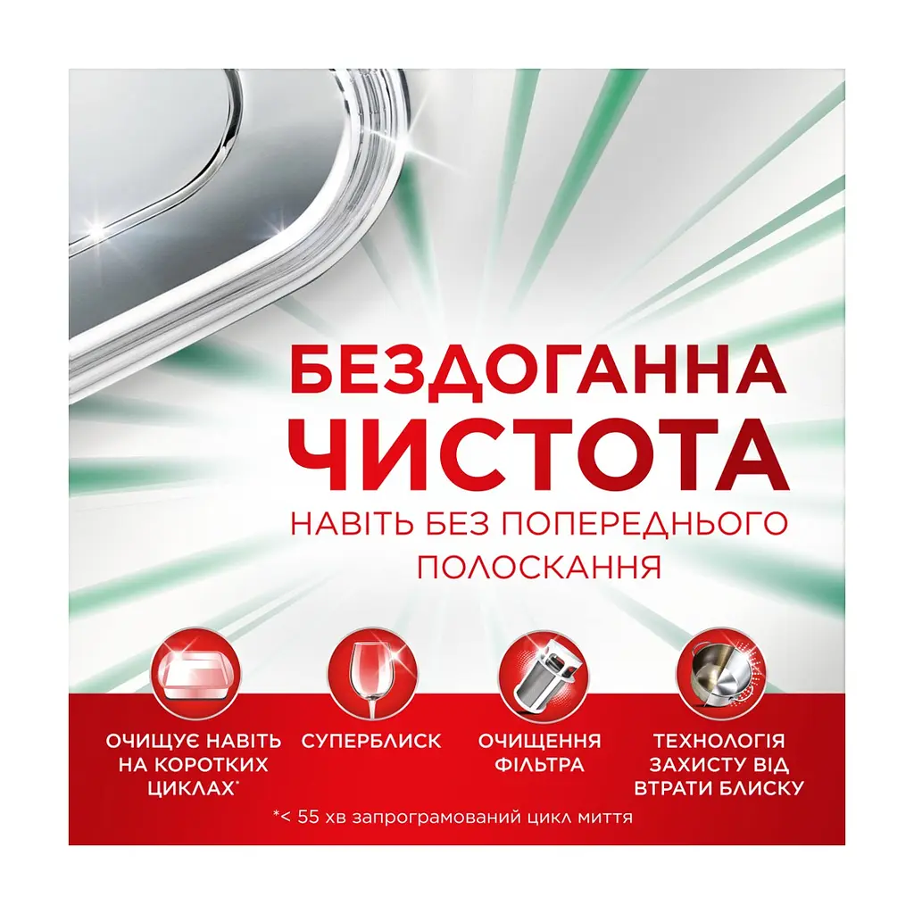 Таблетки для посудомийних машин Fairy Platinum Plus All in One Lemon 25 шт. (8700216236386) - фото 3