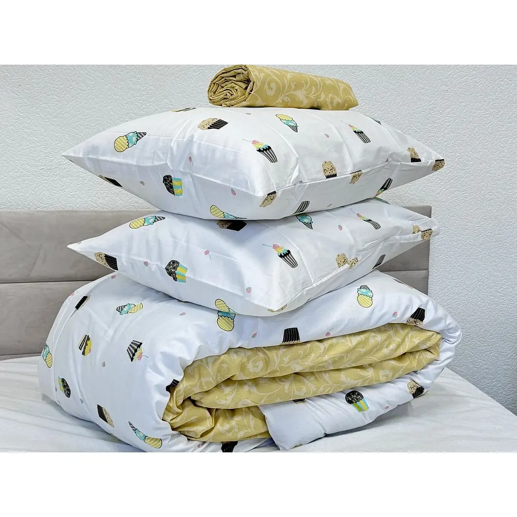 Комплект постільної білизни Ecotton Сімейний сатин (24828) - фото 6