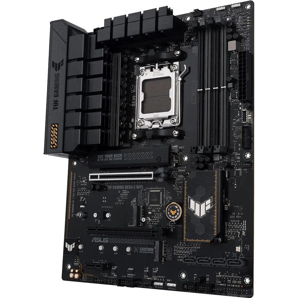 Материнська плата Asus TUF Gaming B650-E WIFI sAM5 B650 4xDDR5 M.2 USB HDMI DP WiFi BT ATX - фото 4