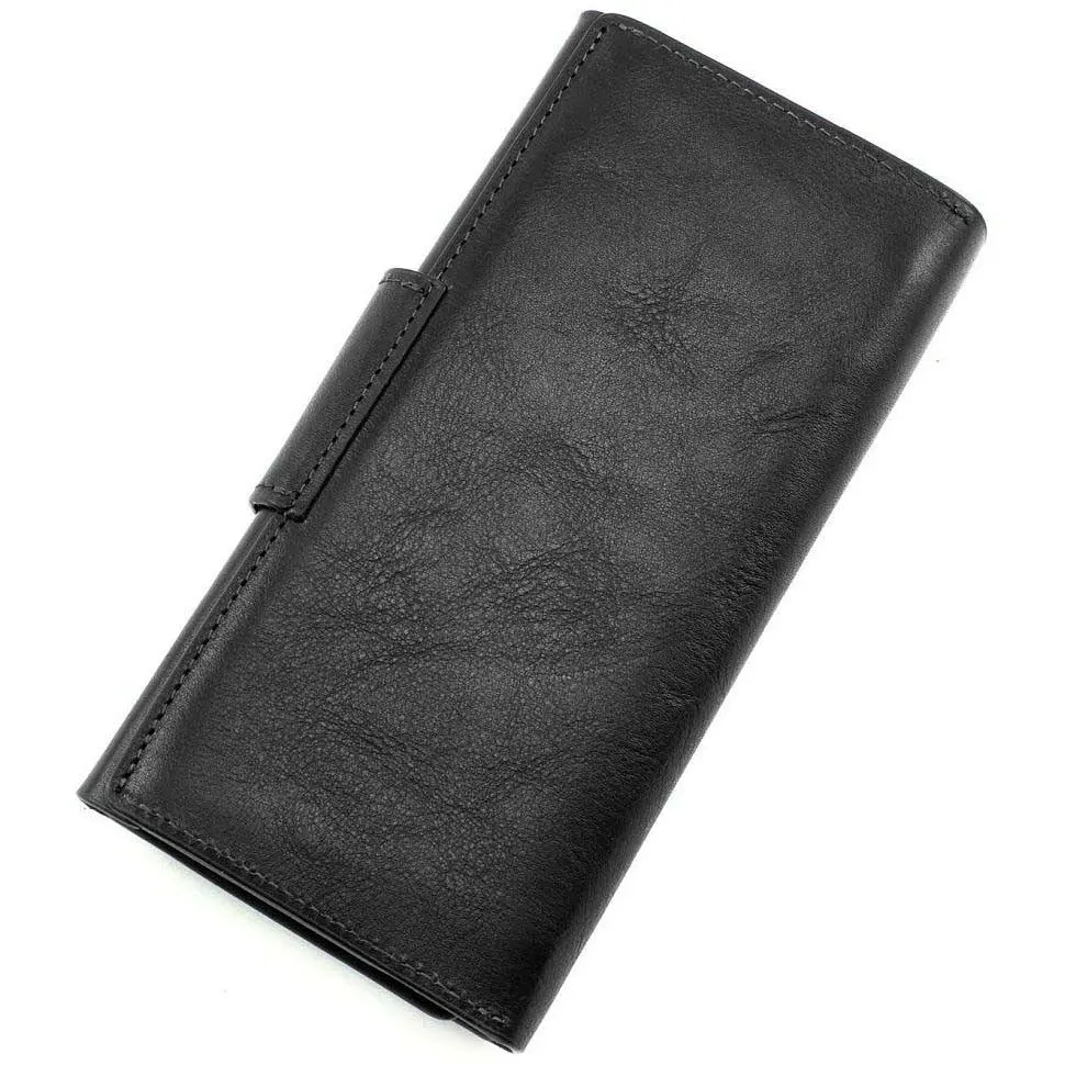 Кожаный женский кошелек Grande Pelle 19.5х10х3 см acs0029348 - фото 4