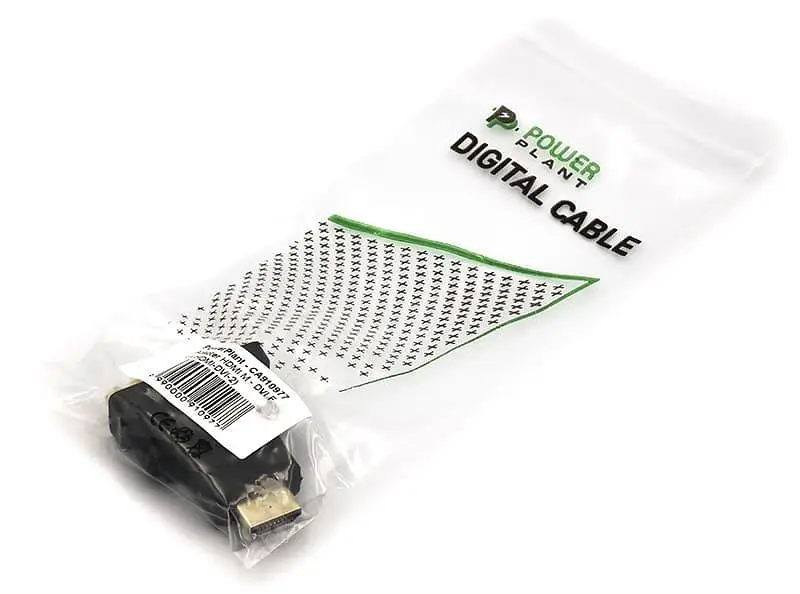 Перехідник PowerPlant HDMI M to DVI F (A-HDMI-DVI-2) (CA910977) - фото 3