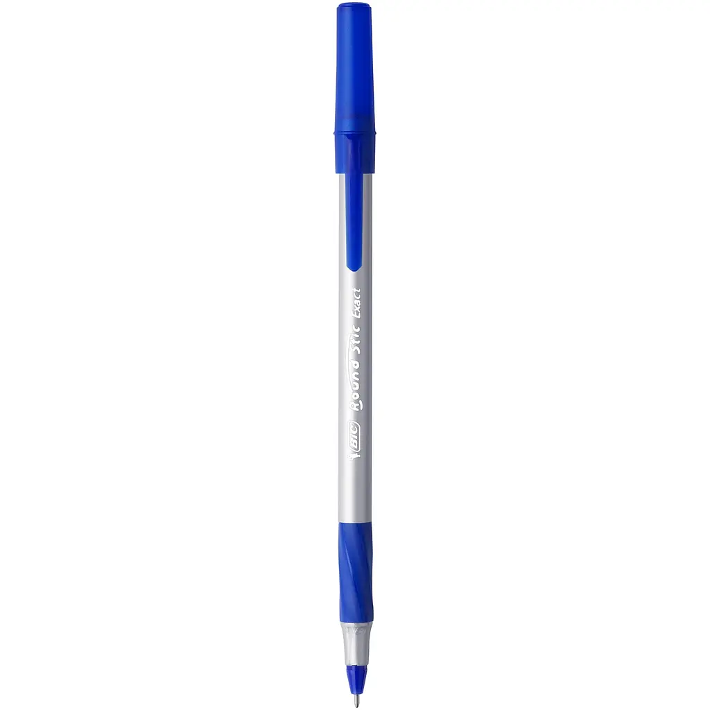 Ручка шариковая BIC Round Stic Exact 0.36 мм 4 шт. синяя (932857) - фото 3