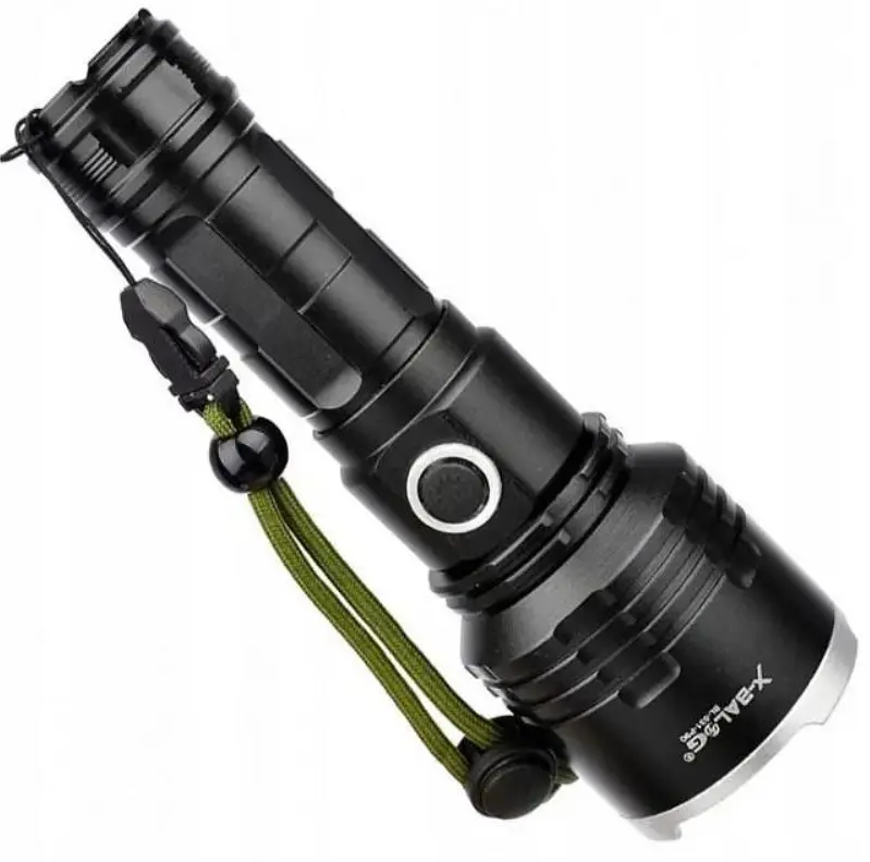 Тактический фонарь BL-531-P90 сверхъяркий LED P90 зум USB зарядка - фото 2
