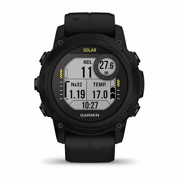 Смарт-годинник Garmin Descent G1 Solar Black (010-02604-02/12) - фото 2