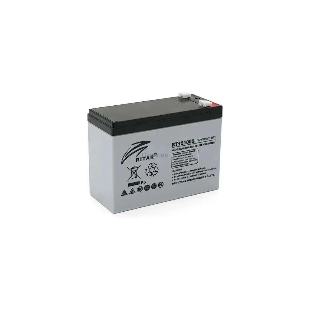 Акумуляторна батарея AGM RITAR RT12100S, 12V 10.0Ah Gray Case