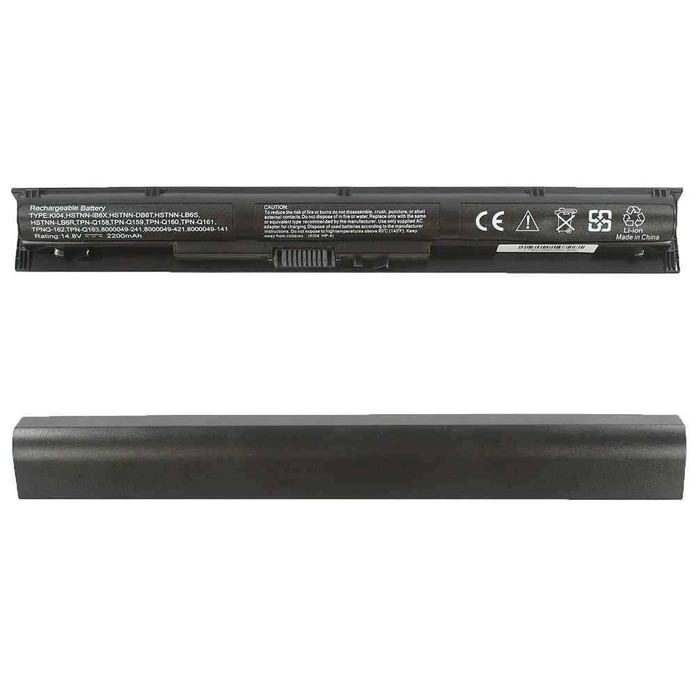 Батарея Hewlett Packard для ноутбука HP KI04 (Pavilion: 14-ab000 15-ab000 15-ag000 17-g000 series) 14.8V 2200mAh Чорний - фото 2