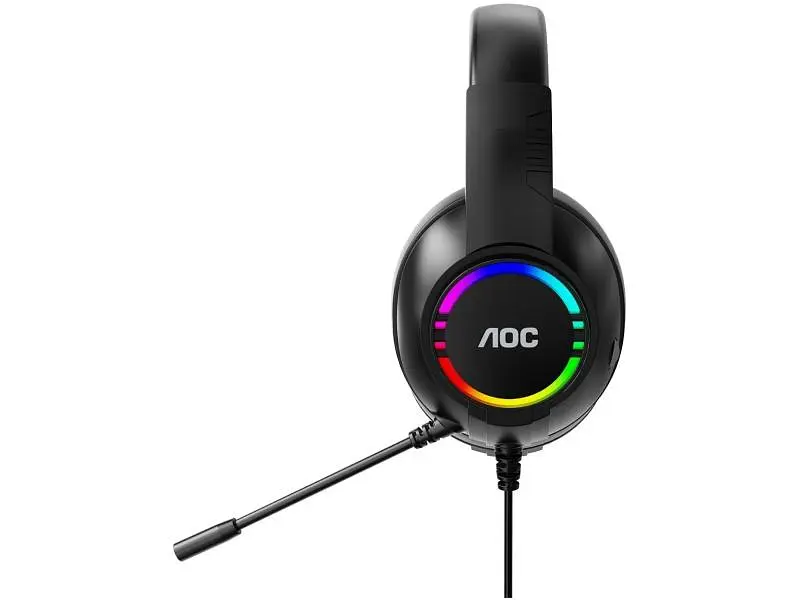 Навушники з мікрофоном AOC ACG2510BK RGB Black - фото 5