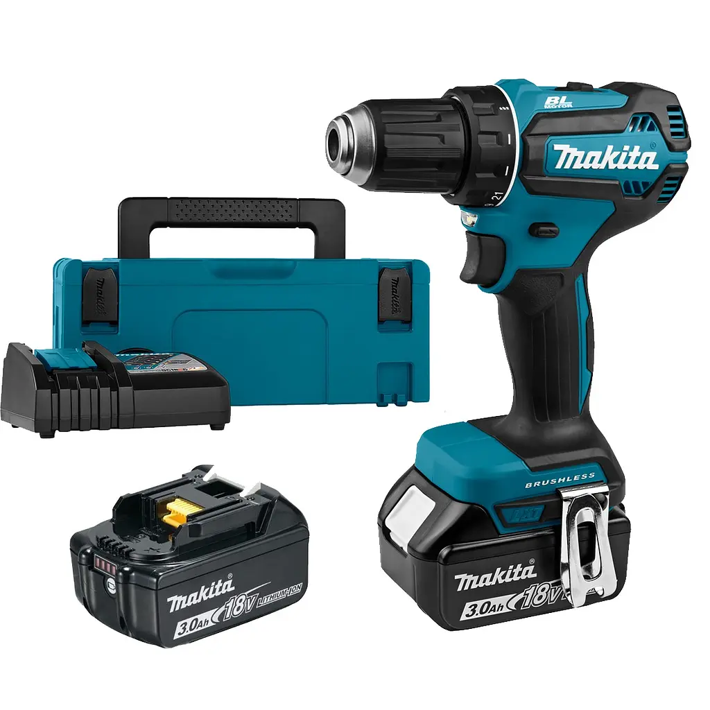 Шурупокрут акумуляторний Makita DDF485RFJ (50 Нм, 1.5-13 мм, BL, LXT)