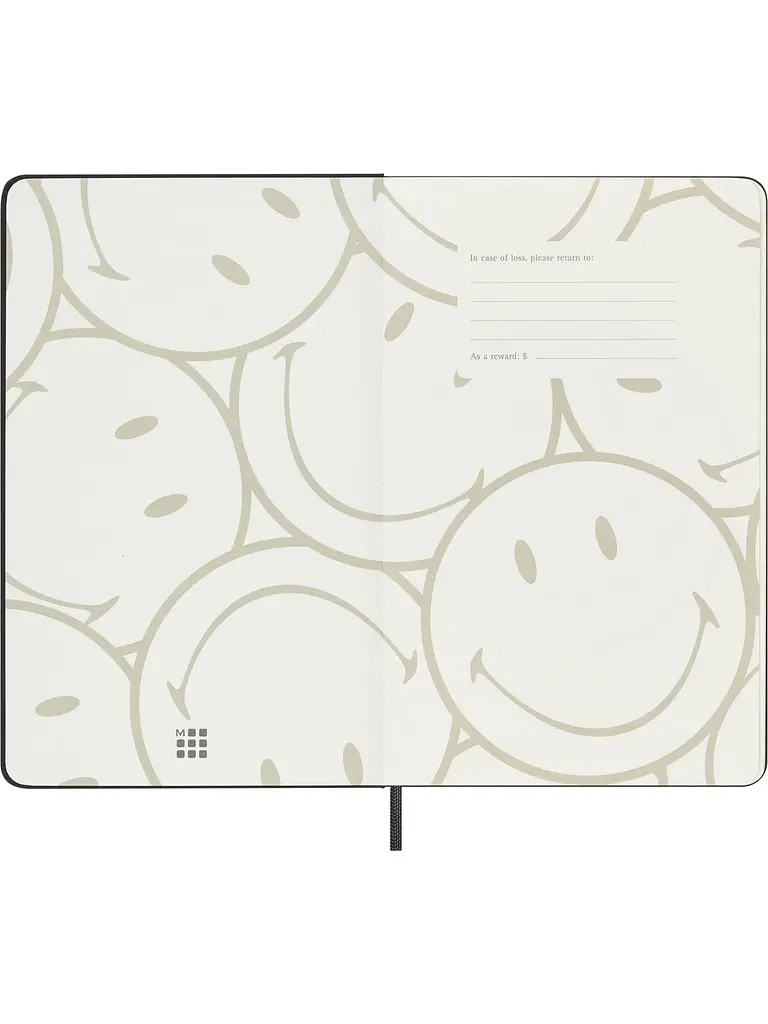 Записник Moleskine Smiley середній, Лінійка Канва (LESMILEYNTBK) - фото 2