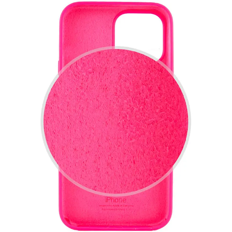 Чохол Silicone Case для Apple iPhone 15 Pro Barbie Pink AA [92769] - фото 3