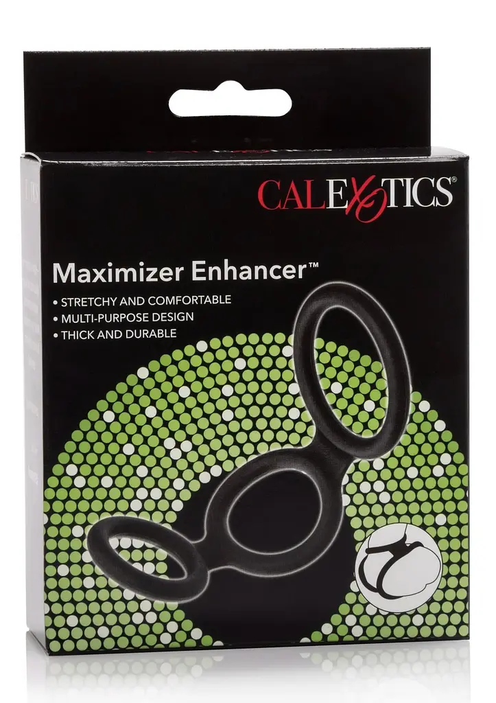 Ерекційне кільце Calexotics Maximizer Enhancer, 18 см (чорний) - фото 3