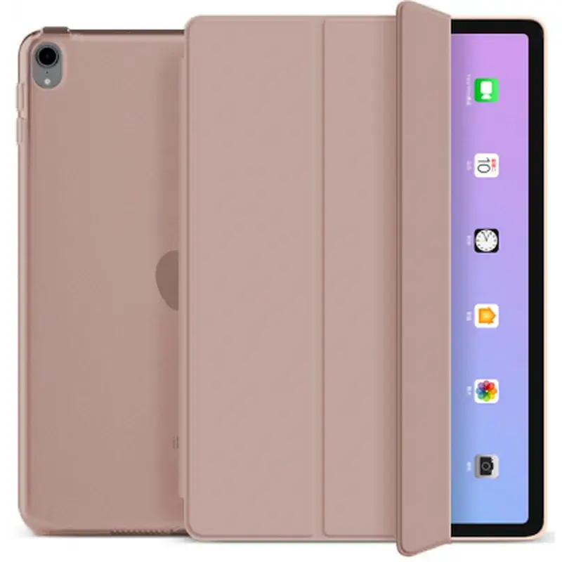 Чохол до планшета BeCover Tri Fold Hard Apple iPad mini 6 2021 Rose Gold (706859) - фото 2