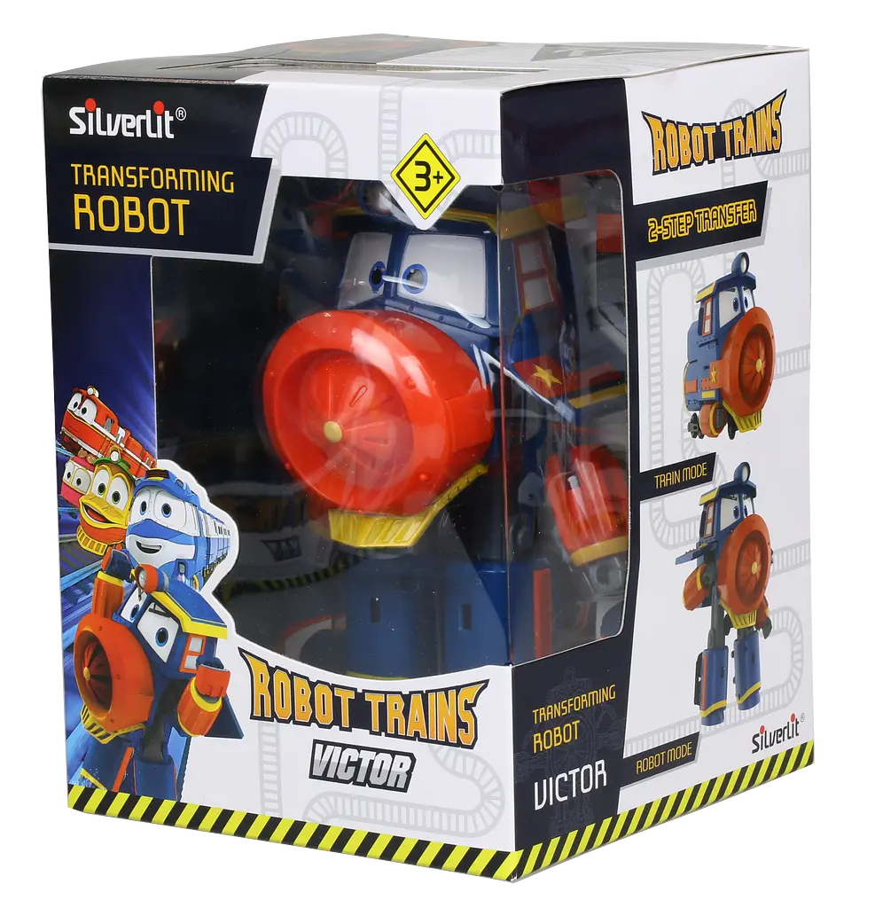 Трансформер паровозик Silverlit Robot Trains Віктор, 10 см (80168) - фото 6