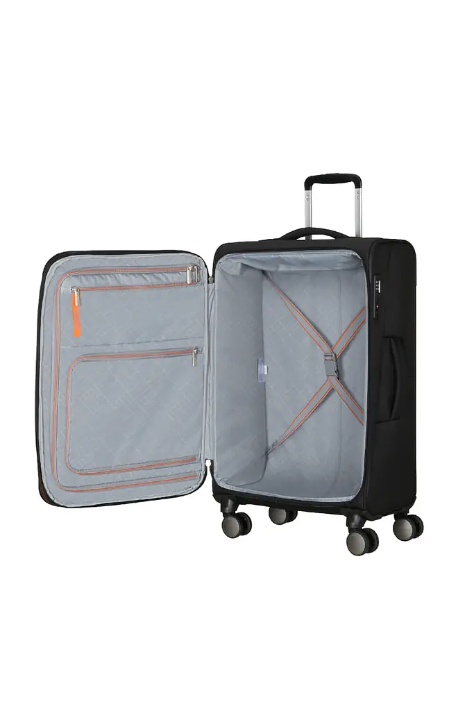 Валіза 68 См American Tourister WANDERLITE SHADOW BLACK 68x43x29(32) MJ6*09005 - фото 2