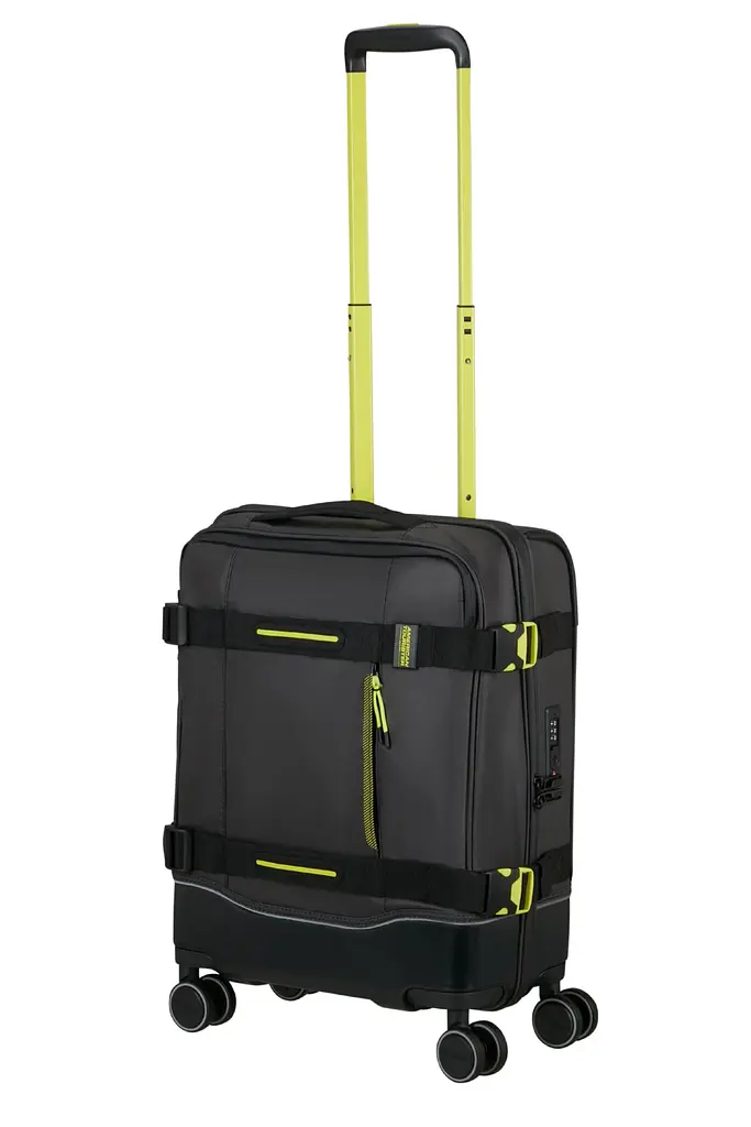 Чемодан 55 См American Tourister URBAN TRACK BLACK/LIME 55x40x23 MD1*19209 - фото 7