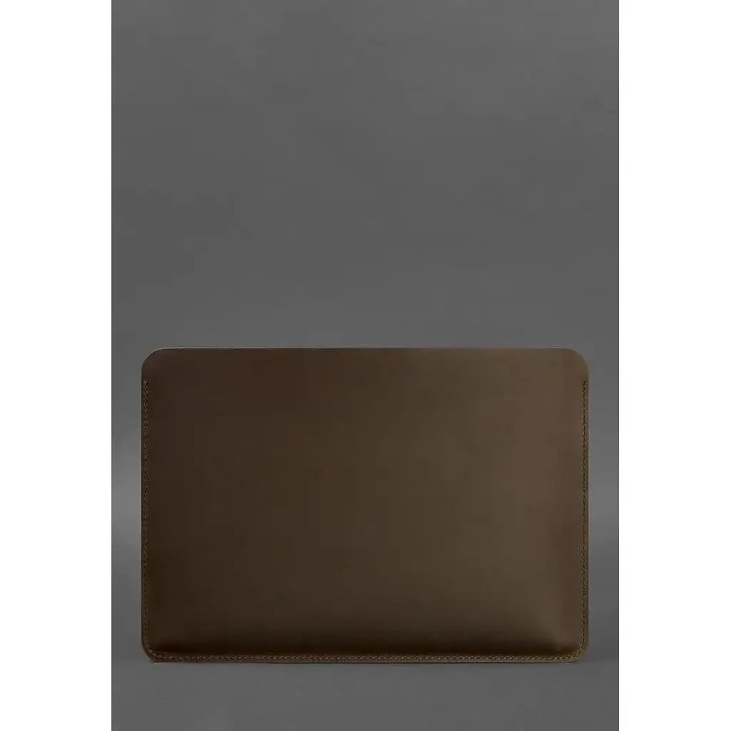 Шкіряний чохол BlankNote Crazy Horse для MacBook 14 дюймів Темно-коричневий - фото 4
