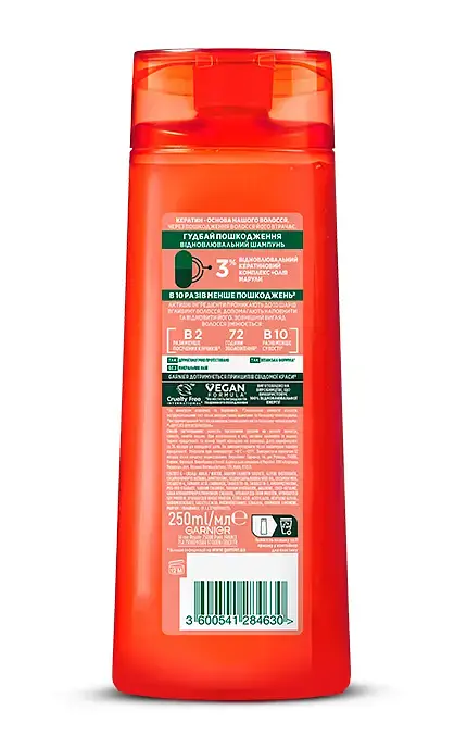 Шампунь Garnier Fructis Гудбай посічені кінчики для всіх типів волосся 250 мл - фото 2