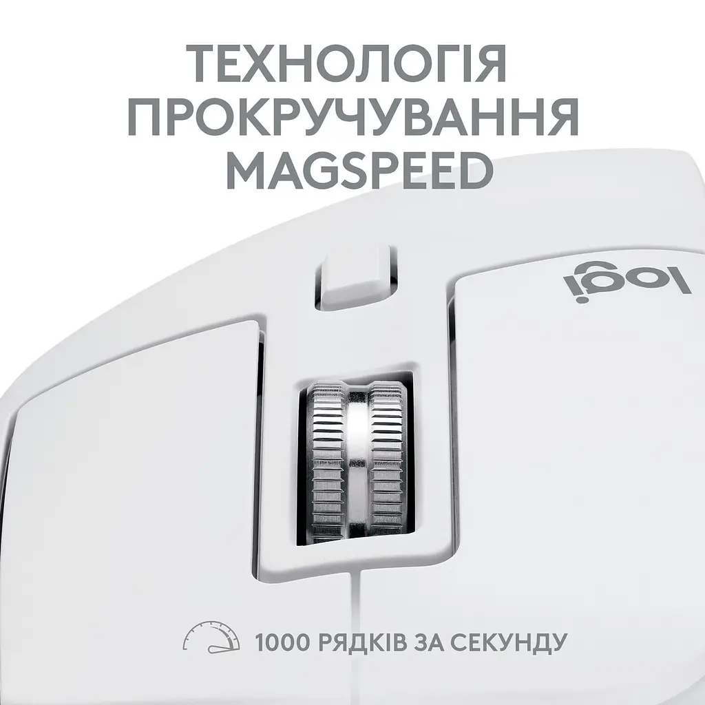 Бездротова миша Logitech MX Master 3S for Mac Performance Wireless Pale Grey (910-006572) - фото 5