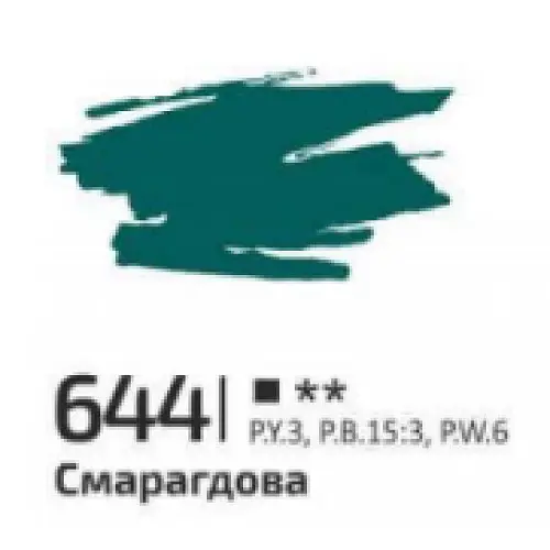 Фарба акрилова 20 мл смарагдова