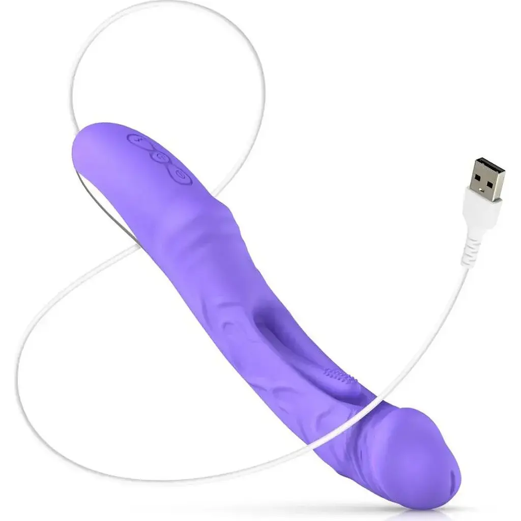 Вібратор Good Vibes Only Flax Vibrating Dildo with G-Spot Stimulator (SX3064) [152361] - фото 4