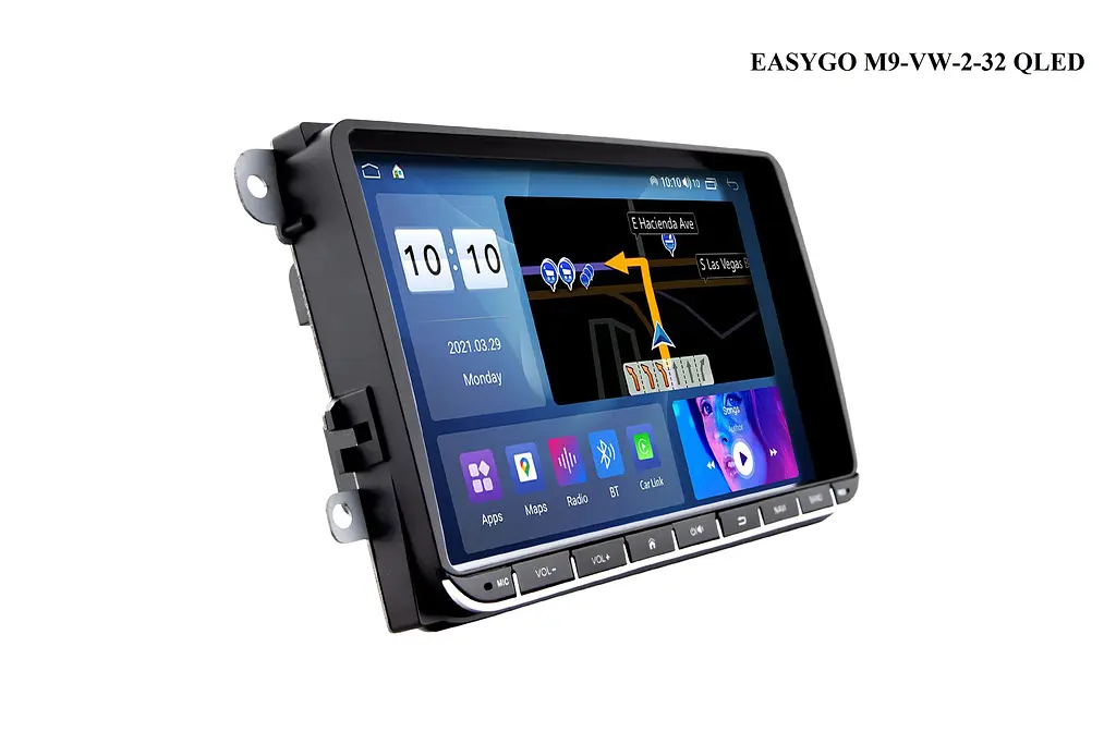 Штатна автомагнітола EasyGo M9-VW-2-32 QLED Volkswagen Universal - фото 2