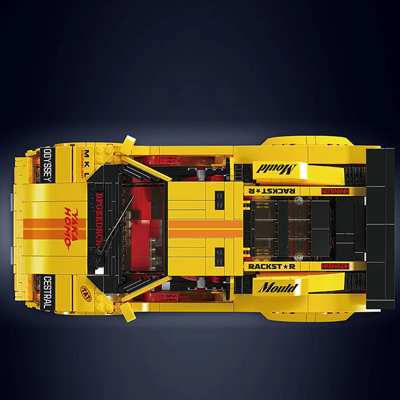 Конструктор машина на радіокеруванні Mould King Lamborghini Countach машинка ламборгіні  1384 деталей - фото 5