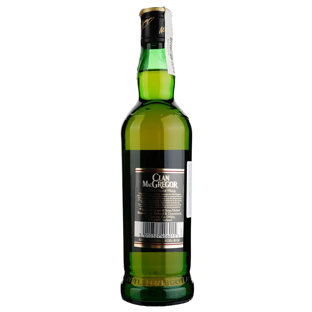 Виски Clan MacGregor Blended Scotch Whisky, 40%, 0,5 л - фото 2