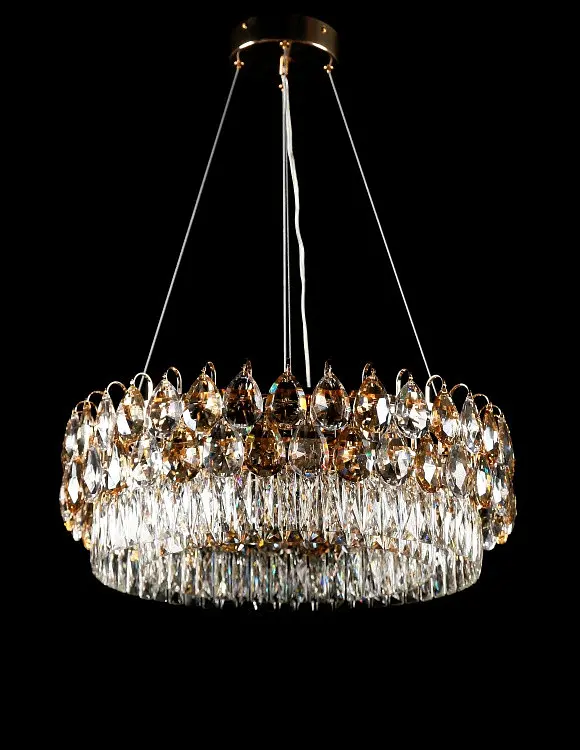 Підвісна кришталева люстра Splendid Ray L5749-600/6 (FGD), золото, 6 ламп E14, від 13-20 м² - фото 2