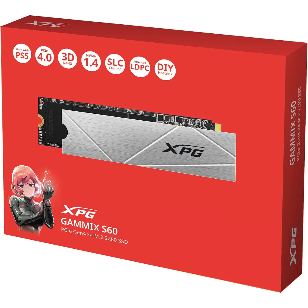Накопичувач SSD M.2 2280 2TB XPG GAMMIX S60 ADATA (AGAMMIXS60-2T-CS) - фото 6