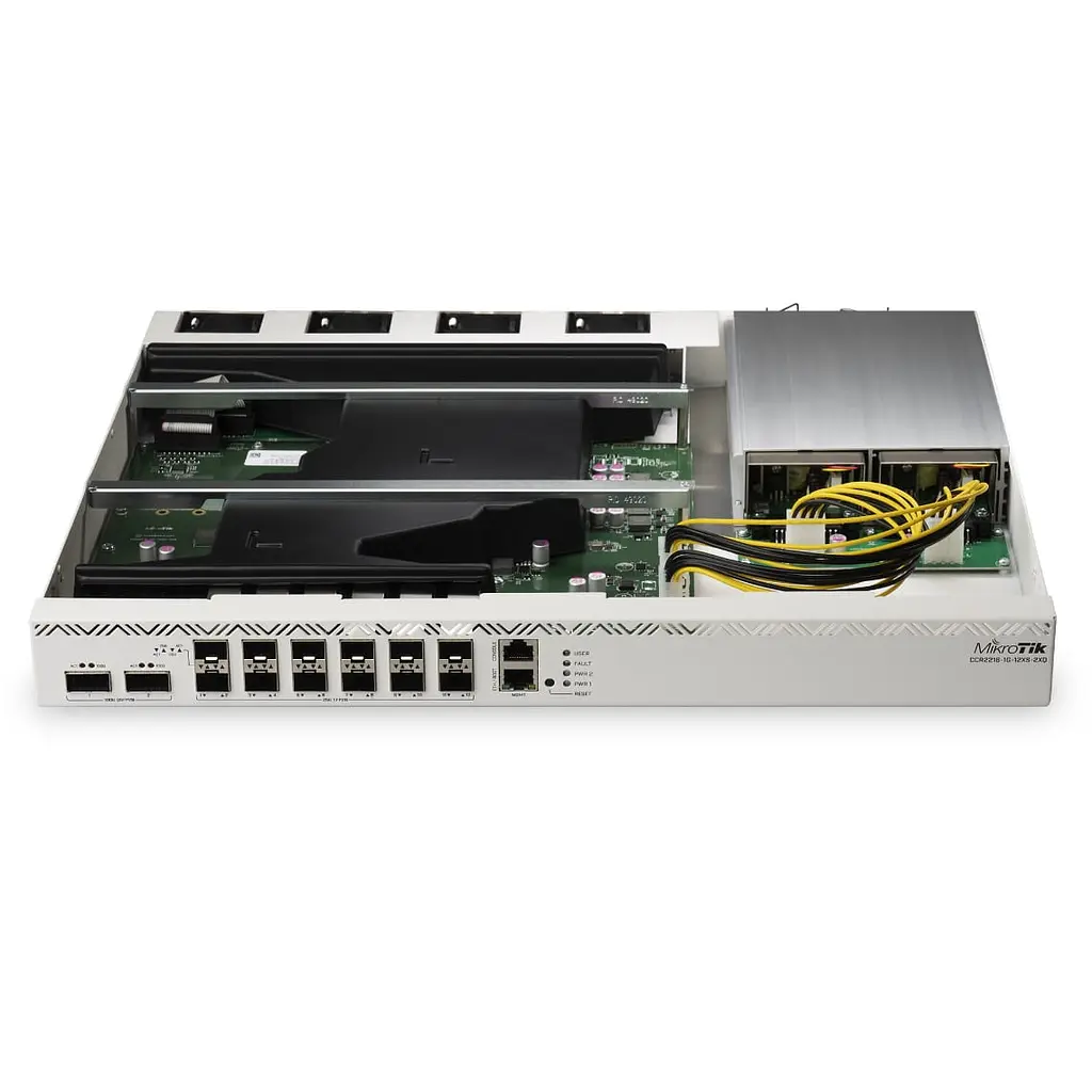 MikroTiK Маршрутизатор Cloud Core Router CCR2216-1G-12XS-2XQ - фото 4
