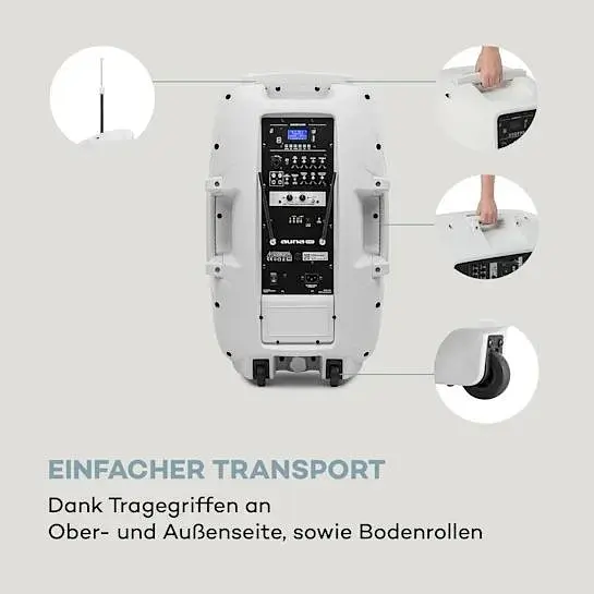 Мобильная акустическая система Auna Streetstar 15 (10032267) - фото 6