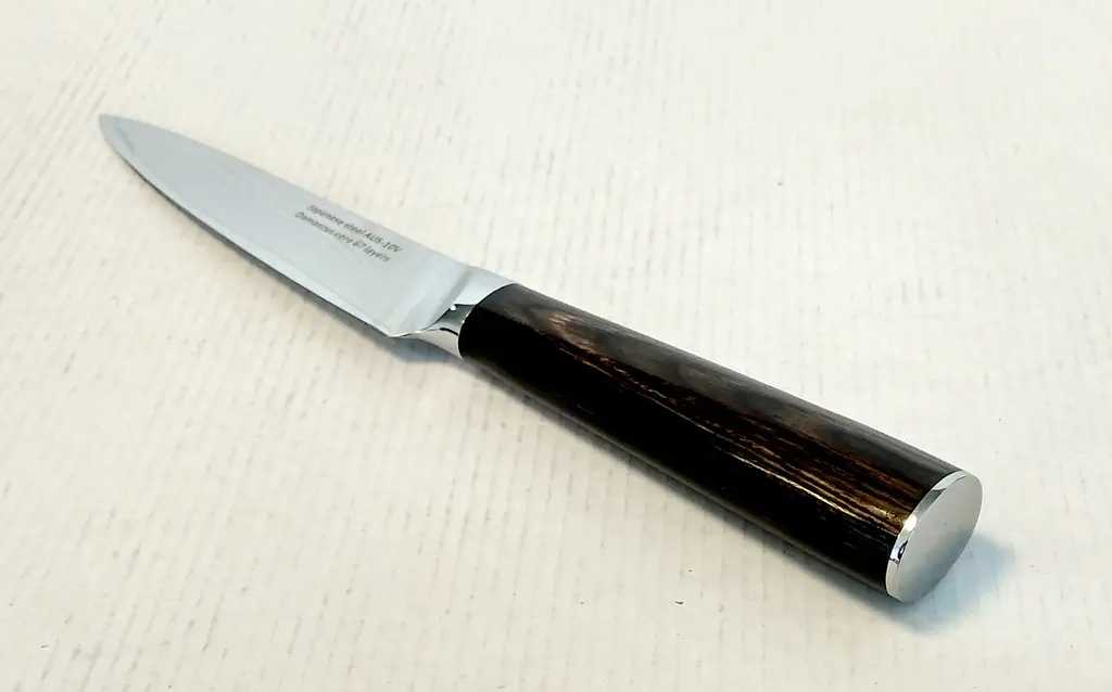 Ніж універсальний Damascus DK-HJ 6002 AUS-10 сталь 67 шарів лезо 13 см - фото 3