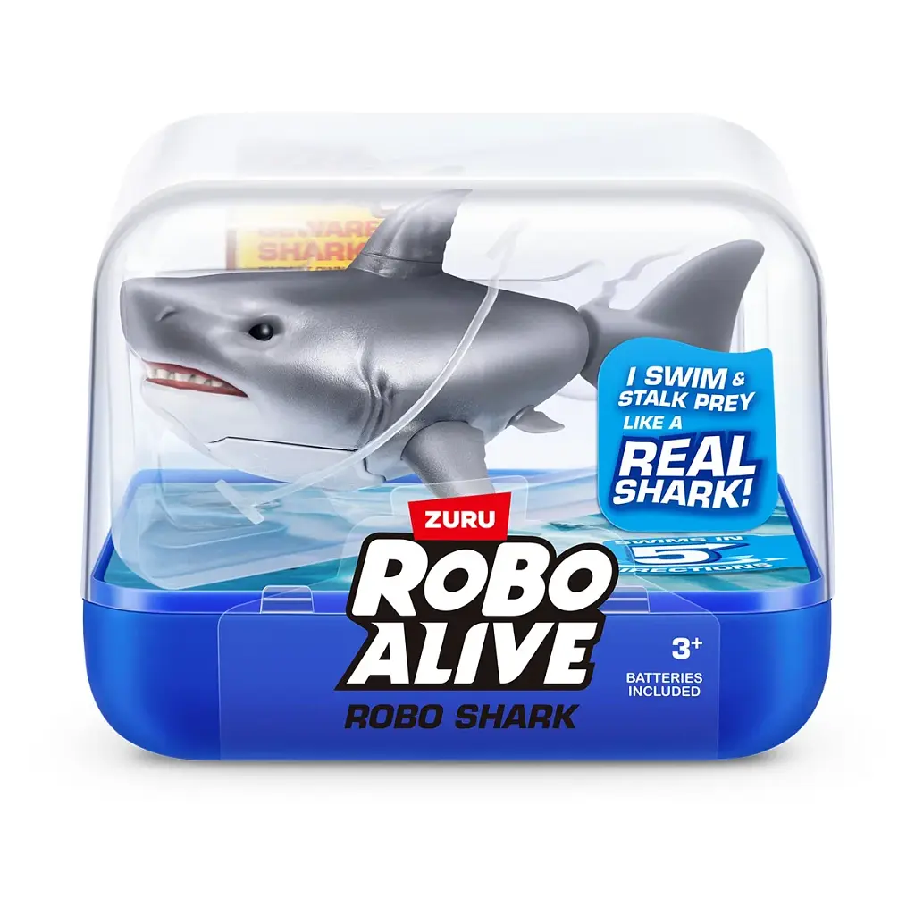 Інтерактивна іграшка Pets & Robo Alive S1 Робоакула сіра (71165-3)