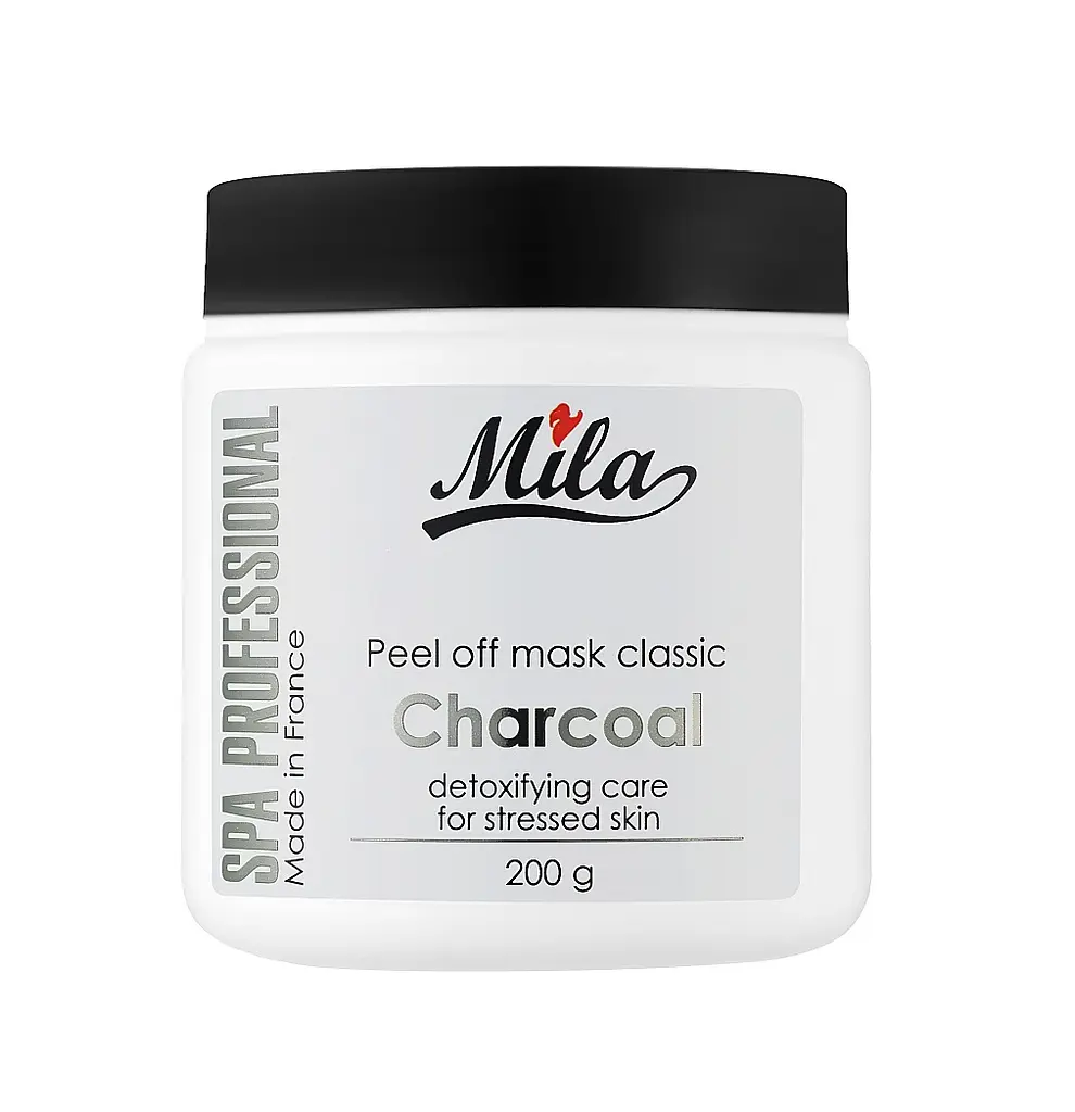 Альгінатна маска Деревне вугілля Peel Off Mask Charcoal Mila Perfect 200 г - фото 1