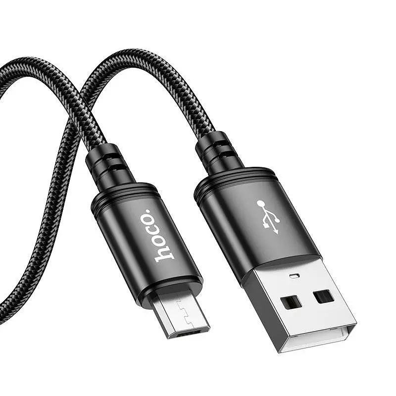 Кабель HOCO X91 Micro-USB Radiance charging data cable 3m чорний - фото 9