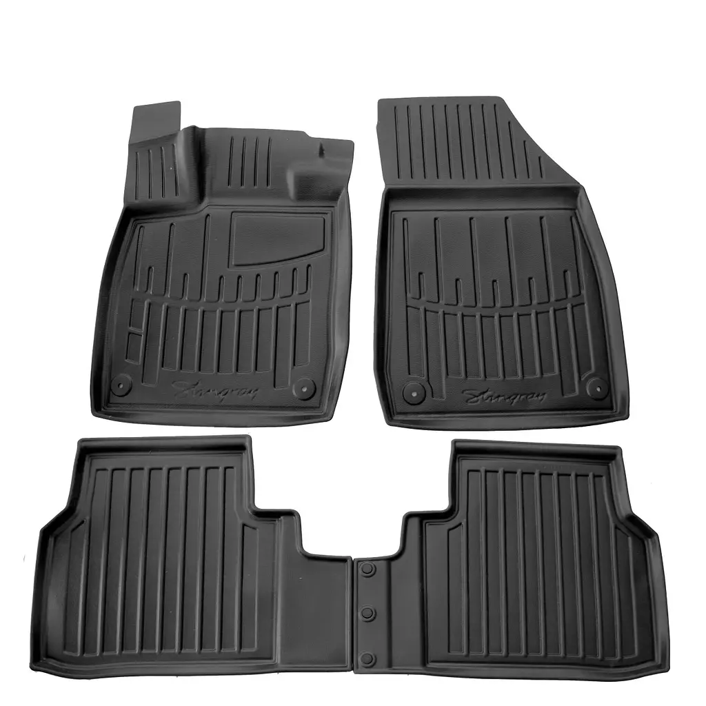 Автомобільні 3D килимки в салон для Volkswagen ID.4 2020- (crozz) Високий борт