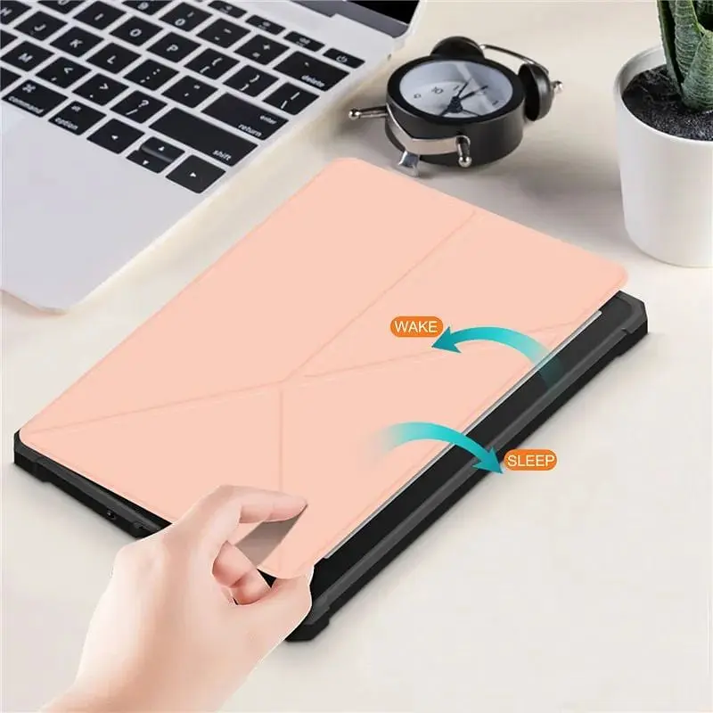 Обложка Ultra Slim Origami BeCover для Amazon Kindle Paperwhite 11th Gen 2021 Rose Gold - фото 6