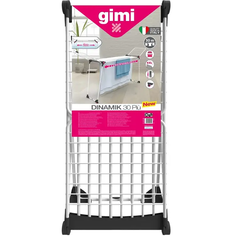 Сушарка для білизни підлогова Gimi Dinamik 30 Plus (169263) - фото 3