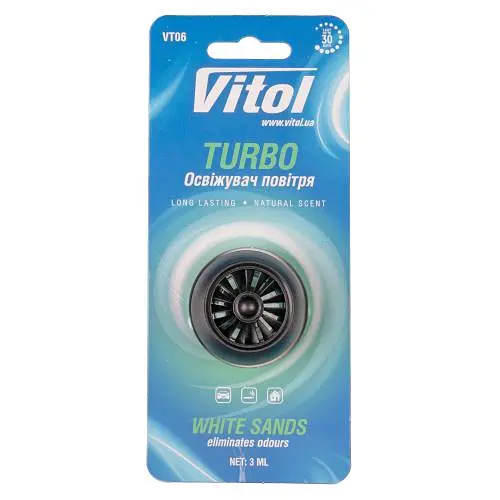Освіжувач повітря Vitol Turbo White Sands