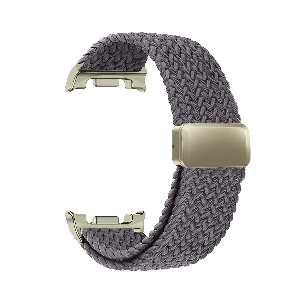 Ремінець для Samsung Watch 8/8 Classic (20x113 mm), Braided Solo Loop, чорний, нейлоновий, текстильний, плетений, еластичний змінний браслет для смарт-годин, ArmorStandart (ARM87353) - фото 2