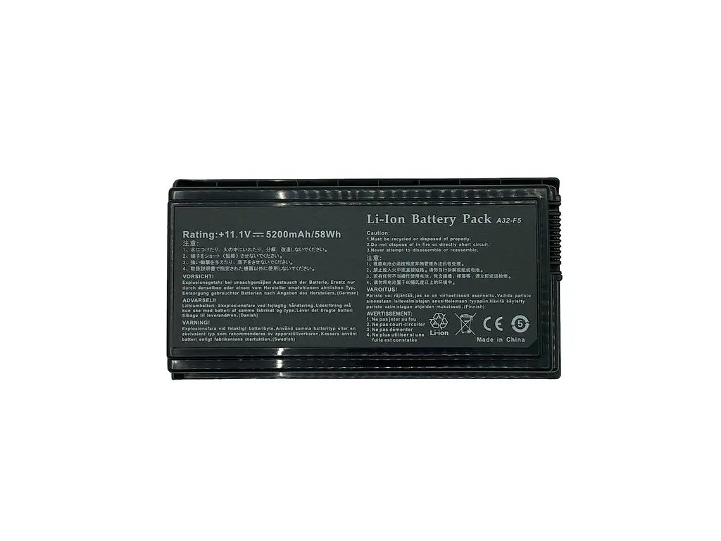 Акумулятор для ноутбука Asus A32-F5 F5 series 11.1V Black 5200 mAh - фото 2