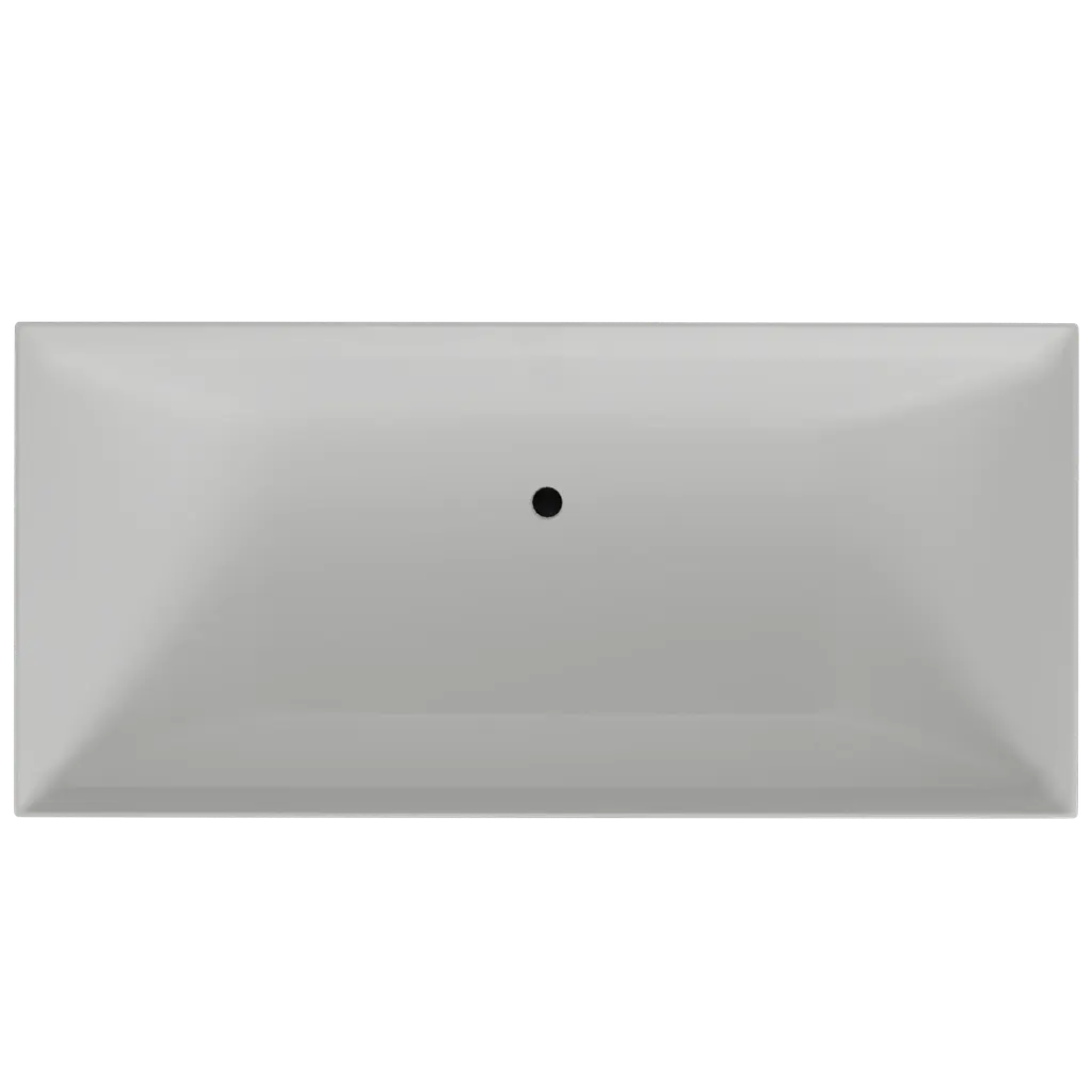 Ванна окремостояча глянцева Amidicon Sparta 173x73 чорна з литого каменю SPARTA_173_BLACK_HL, Чорний - фото 9