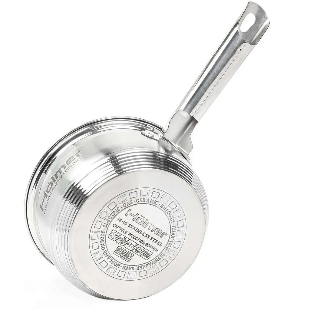 Набор кастрюль с крышками Holmer CS-1851-SS (CS-1851-SS) - фото 5