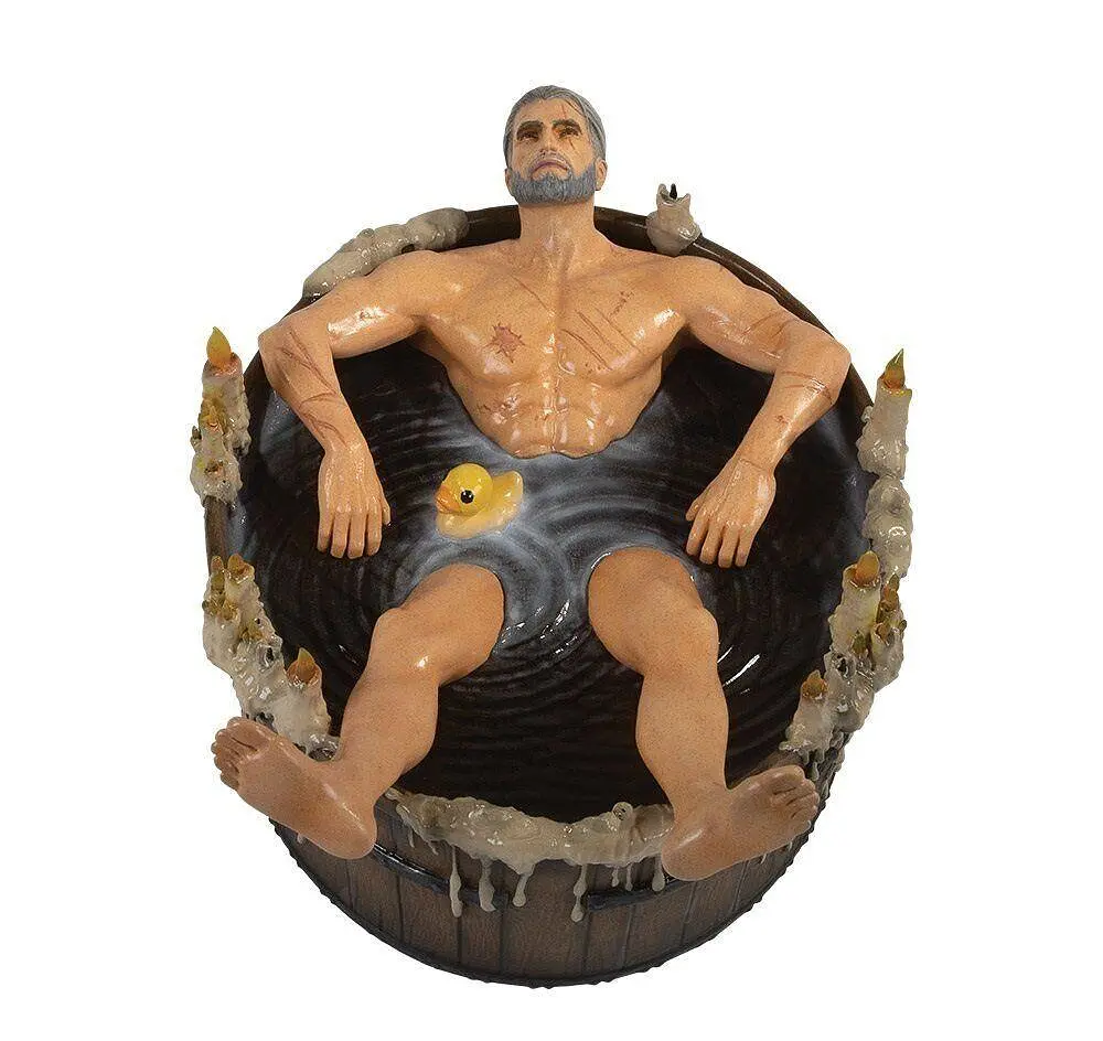 Фигурка Dark Horse Ведьмак Геральт в ванне The Witcher 3 Geralt in Bath Deluxe 14 см WST GB 08 - фото 3